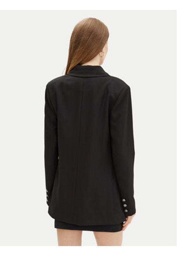 Guess Marynarka W5RN49 WGX02 Czarny Regular Fit. Kolor: czarny. Materiał: syntetyk