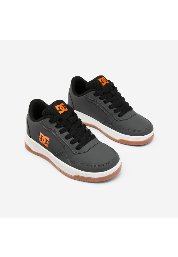 Buty na deskorolkę dla dzieci DC Shoes Laterel. Kolor: pomarańczowy, szary, biały, wielokolorowy. Sport: skateboard
