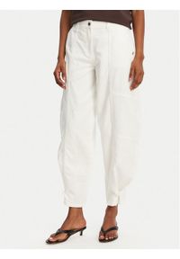 Patrizia Pepe Jeansy 2P1694/D107-W146 Biały Boyfriend Fit. Kolor: biały #1