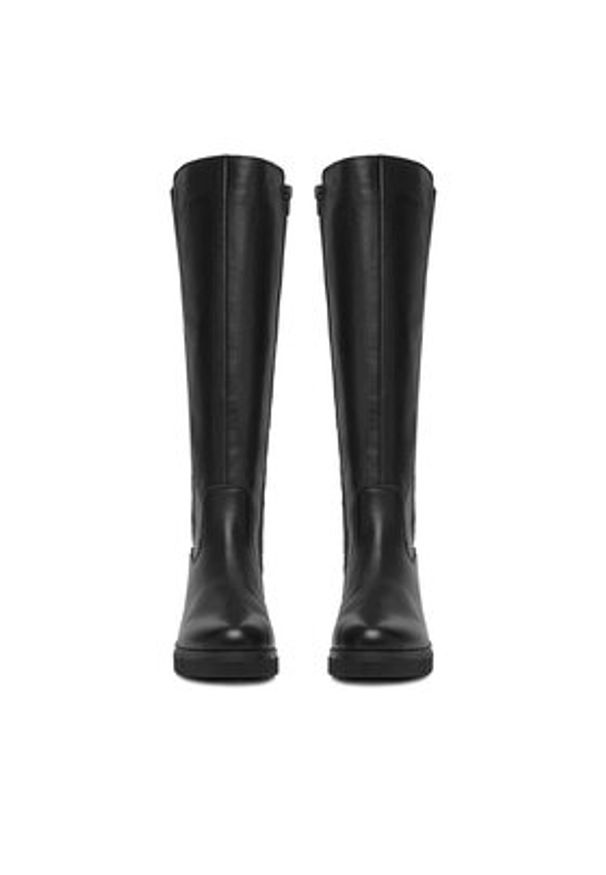 Remonte Kozaki CEO-D2S74-00 Czarny. Kolor: czarny. Materiał: skóra