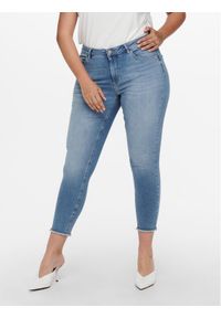 ONLY Carmakoma Jeansy 15198408 Niebieski Skinny Fit. Kolor: niebieski