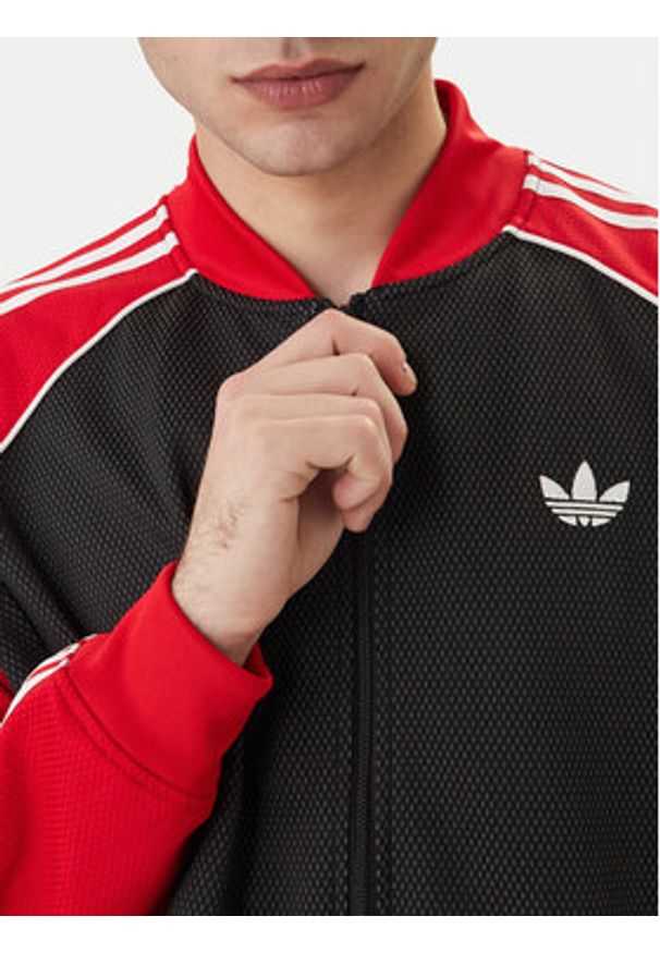 Adidas - adidas Bluza adicolor SST KE0115 Czarny Loose Fit. Kolor: czarny. Materiał: syntetyk