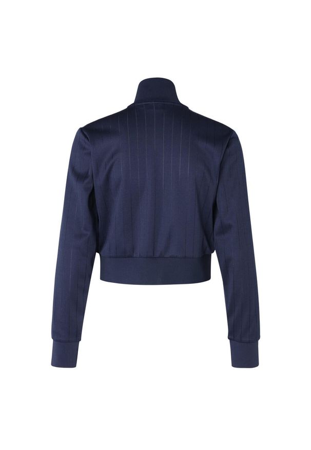 Damski crop jacket Fila Lorce. Kolor: niebieski. Materiał: dresówka