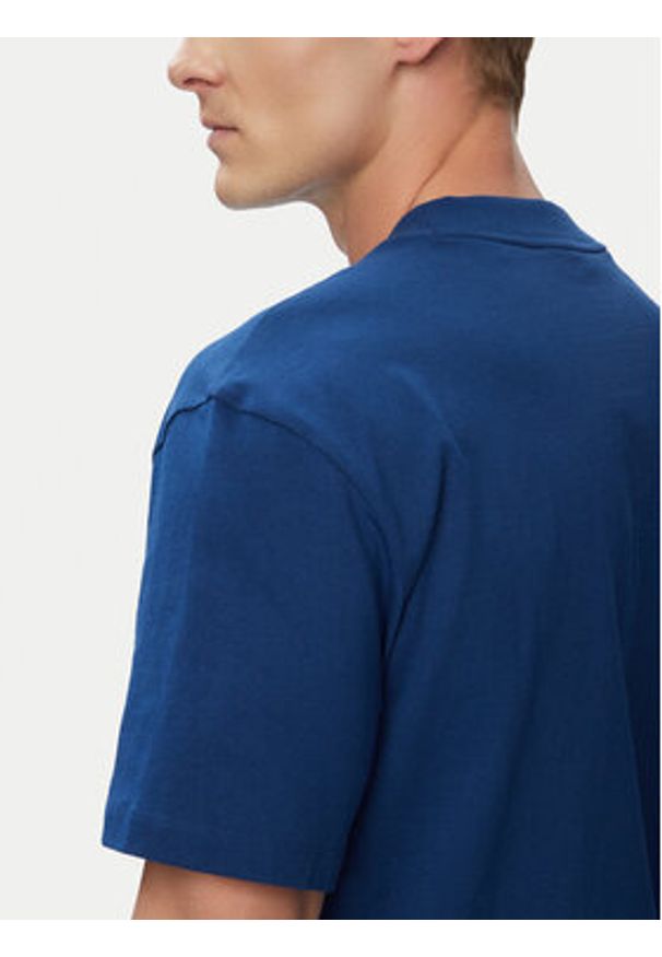 Hugo - HUGO T-Shirt Dapolino 50488330 Niebieski Regular Fit. Kolor: niebieski. Materiał: bawełna