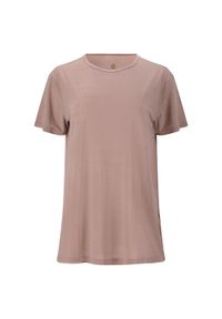 ENDURANCE - Koszulka do jogi Athlecia Lizzy. Kolor: różowy. Materiał: poliester, elastan. Sport: joga i pilates
