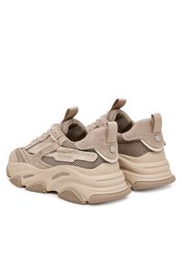 Steve Madden Sneakersy SM11004652 Beżowy. Kolor: beżowy. Materiał: skóra