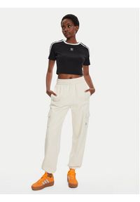 Adidas - adidas T-Shirt 3-Stripes Baby IU2532 Czarny Slim Fit. Kolor: czarny. Materiał: bawełna #4