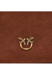 Pinko Torebka Leaf Hobo Classic AI 23-24 PLTT 101442 A0F6 Brązowy. Kolor: brązowy. Materiał: zamszowe, skórzane #5