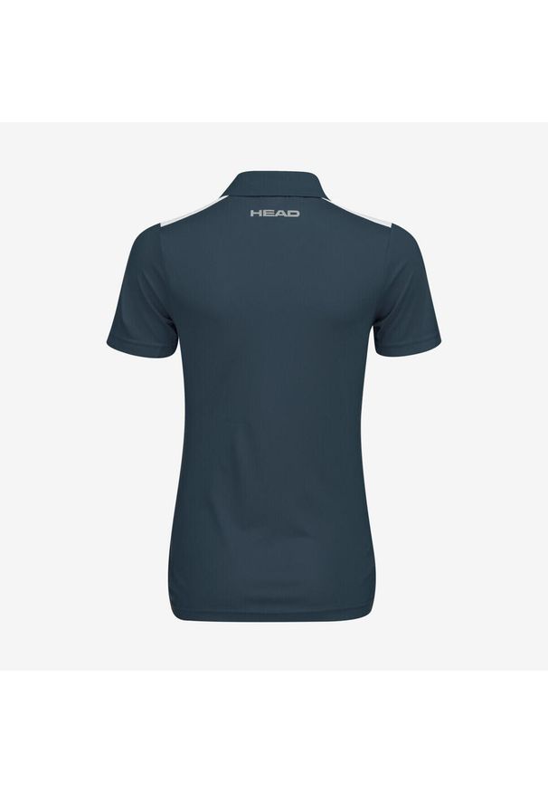 Head - Koszulka polo damska CLUB 22 Tech. Typ kołnierza: polo. Kolor: niebieski. Materiał: poliester. Sport: tenis