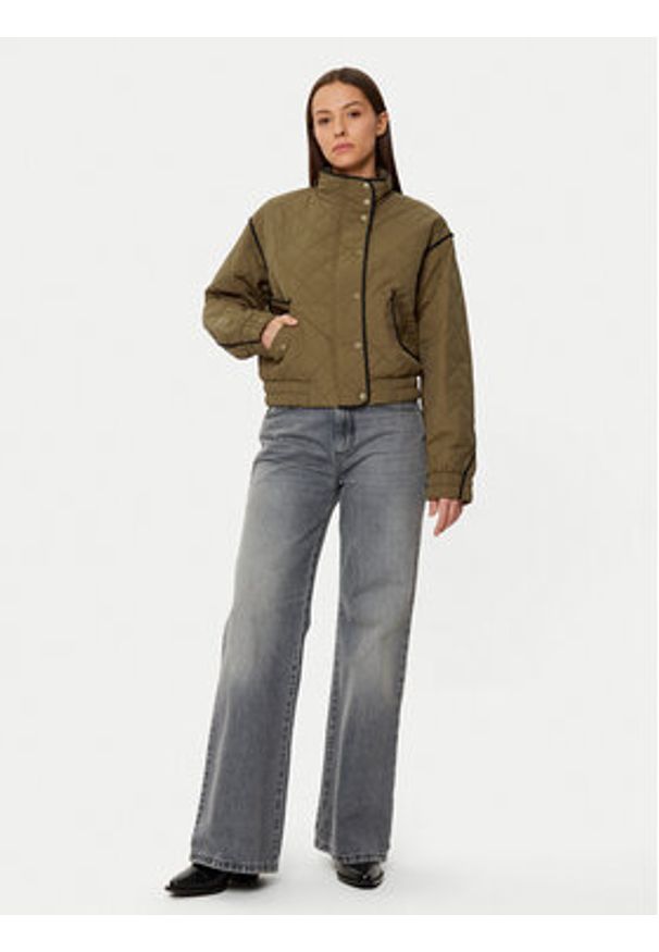 Vero Moda Kurtka bomber Vilma 10320615 Khaki Relaxed Fit. Kolor: brązowy. Materiał: syntetyk