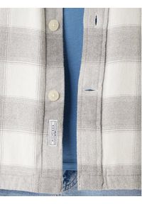 TOMMY HILFIGER - Tommy Hilfiger Koszula Flannel MW0MW40483 Szary Regular Fit. Kolor: szary. Materiał: bawełna #4