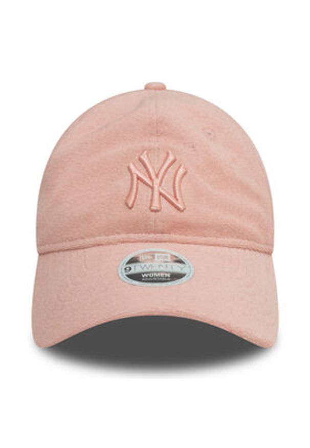 New Era Czapka z daszkiem New York Yankees Towelling 9Twenty 60595347 Różowy. Kolor: różowy. Materiał: bawełna, materiał