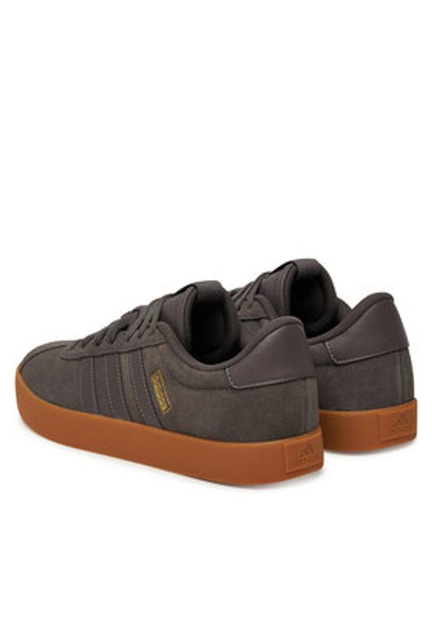 Adidas - adidas Sneakersy VL Court 3.0 Shoes IH8910 Szary. Kolor: szary. Materiał: zamsz, skóra