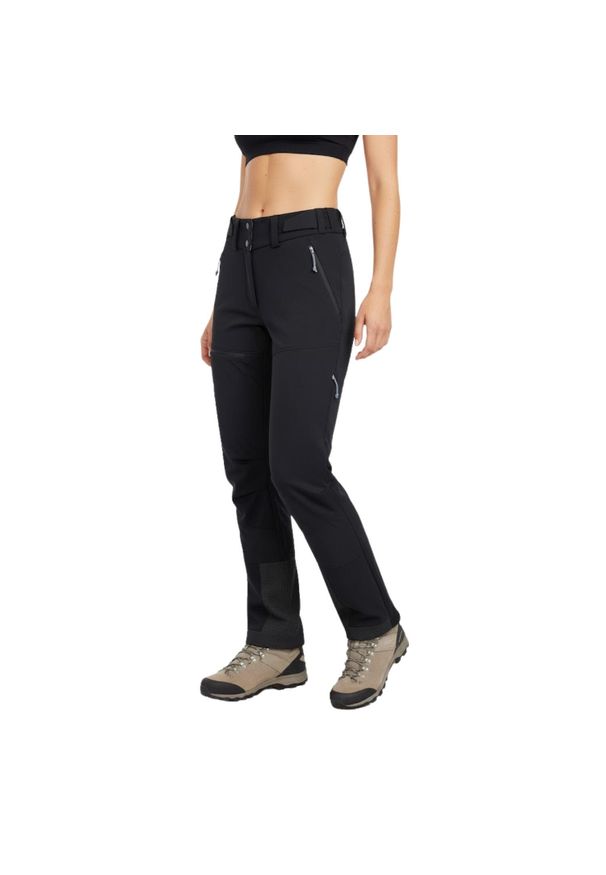 Spodnie trekkingowe damskie Salewa Ortles 2 Ws/Dst. Kolor: czarny. Materiał: poliester, elastan, poliamid. Sezon: zima. Sport: turystyka piesza