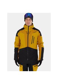 FUNDANGO - Kurtka Męska Fundango Rigel ECO 3L. Kolor: żółty, czarny, wielokolorowy. Materiał: materiał. Sezon: zima. Sport: narciarstwo #1