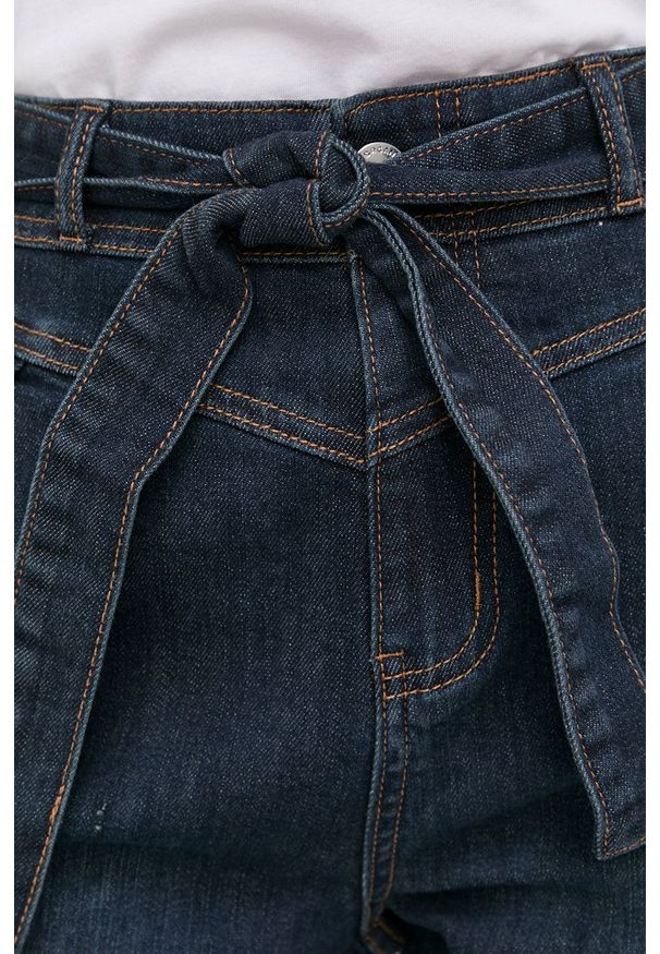 Morgan jeansy damskie high waist. Stan: podwyższony. Kolor: niebieski