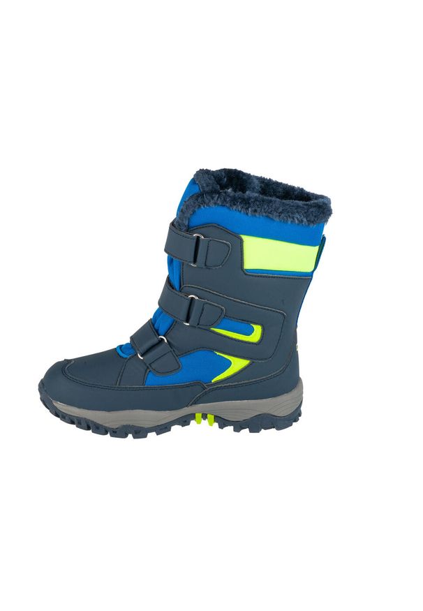 CMP - Buty turystyczne zimowe śniegowce chłopięce, Hexis Snow Boot. Kolor: niebieski. Sezon: zima. Styl: sportowy
