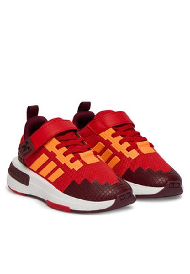 Adidas - adidas Sneakersy Minecraft Pro JR4548 Czerwony. Kolor: czerwony. Materiał: materiał