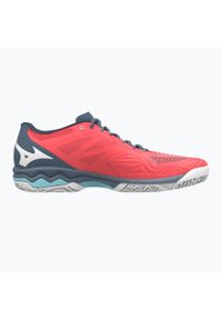 Buty do tenisa damskie Mizuno Wave Exceed Light CC Fierry Coral 2. Kolor: czerwony. Model: Mizuno Wave. Sport: tenis