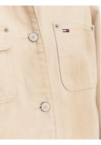 Tommy Jeans Kurtka przejściowa Distressed Chore DW0DW22599 Beżowy Relaxed Fit. Kolor: beżowy. Materiał: bawełna #5