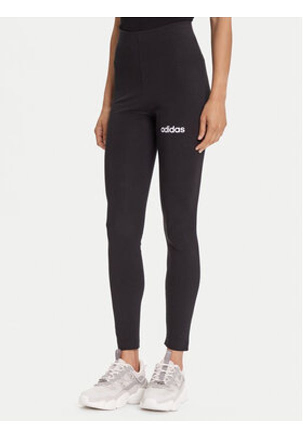 Adidas - adidas Dres Leisure JX0474 Czarny Regular Fit. Kolor: czarny. Materiał: bawełna