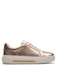 Sneakersy Clarks. Kolor: złoty