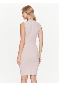 Rinascimento Sukienka koktajlowa CFC0113119003 Różowy Slim Fit. Kolor: różowy. Materiał: bawełna. Styl: wizytowy #5