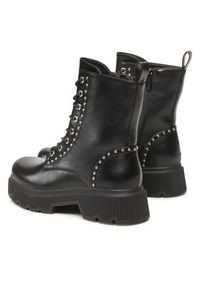 DeeZee Trzewiki WS5956-01 Czarny. Kolor: czarny. Materiał: skóra
