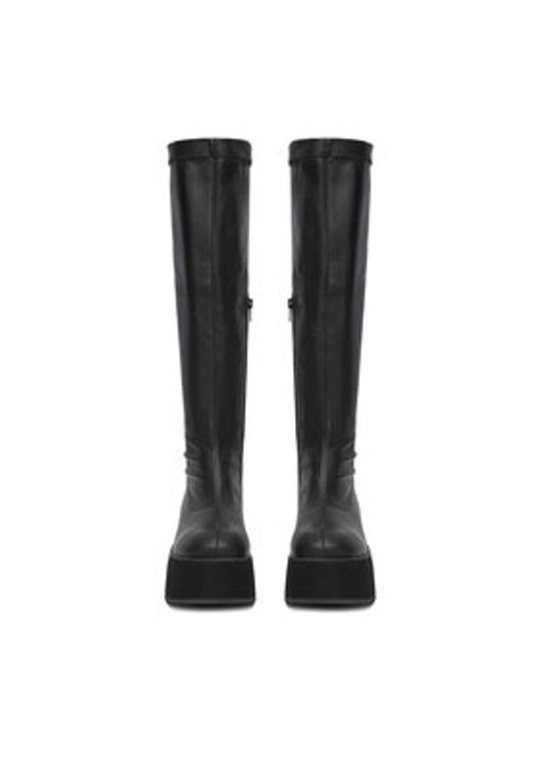 DeeZee Kozaki W3LH164802H Czarny. Kolor: czarny. Materiał: syntetyk, materiał