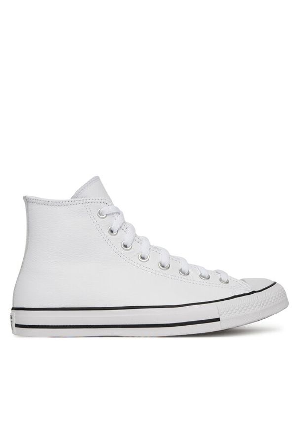 Converse Trampki Chuck Taylor All Star Leather A10554C Biały. Kolor: biały. Materiał: skóra