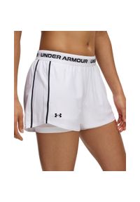 Damskie szorty 2 w 1 Under Armour Tech™ Play Up. Kolor: biały. Materiał: poliester, materiał. Sport: fitness #1