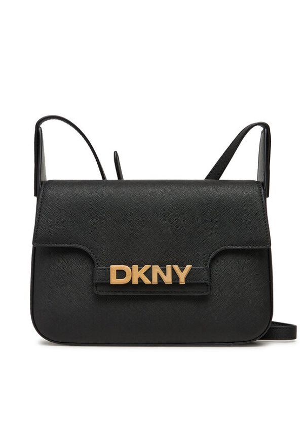 DKNY Torebka Avril Crossbody R52EKJ30 Czarny. Kolor: czarny. Materiał: skórzane
