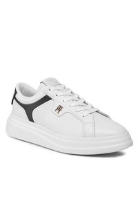 TOMMY HILFIGER - Tommy Hilfiger Sneakersy Pointy Court FW0FW07460 Biały. Kolor: biały. Materiał: skóra #6