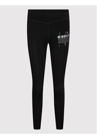 Diadora Legginsy Manifesto 502.178224 Czarny Slim Fit. Kolor: czarny. Materiał: bawełna #4