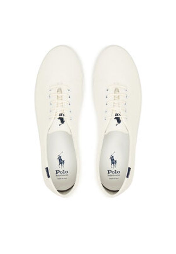 Polo Ralph Lauren Tenisówki 804959092001 Écru. Materiał: materiał