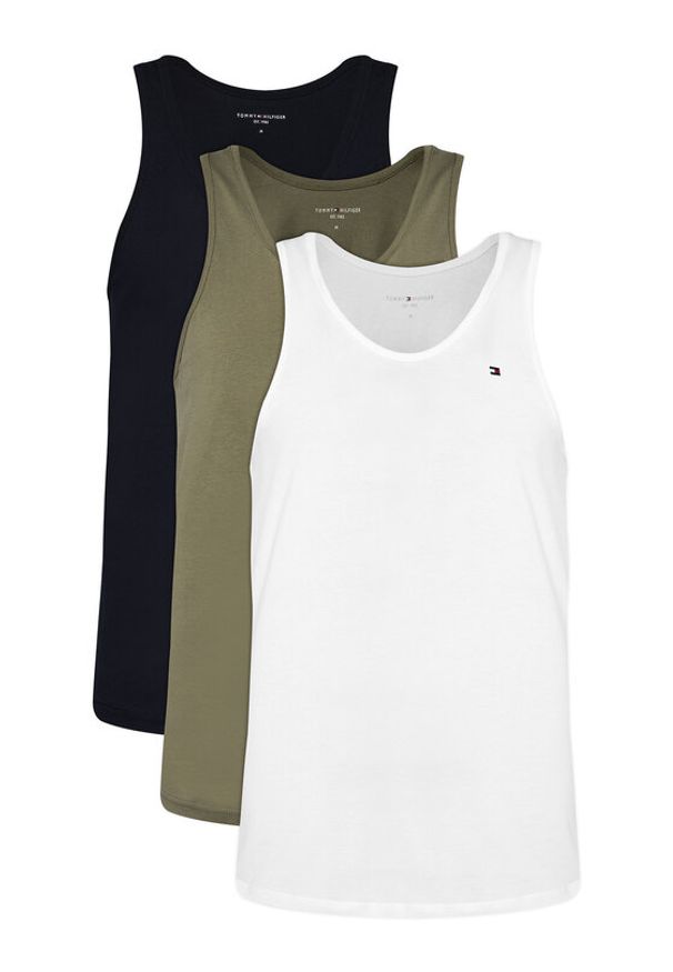 TOMMY HILFIGER - Tommy Hilfiger Komplet tank topów UM0UM03867 Kolorowy Regular Fit. Materiał: bawełna. Wzór: kolorowy