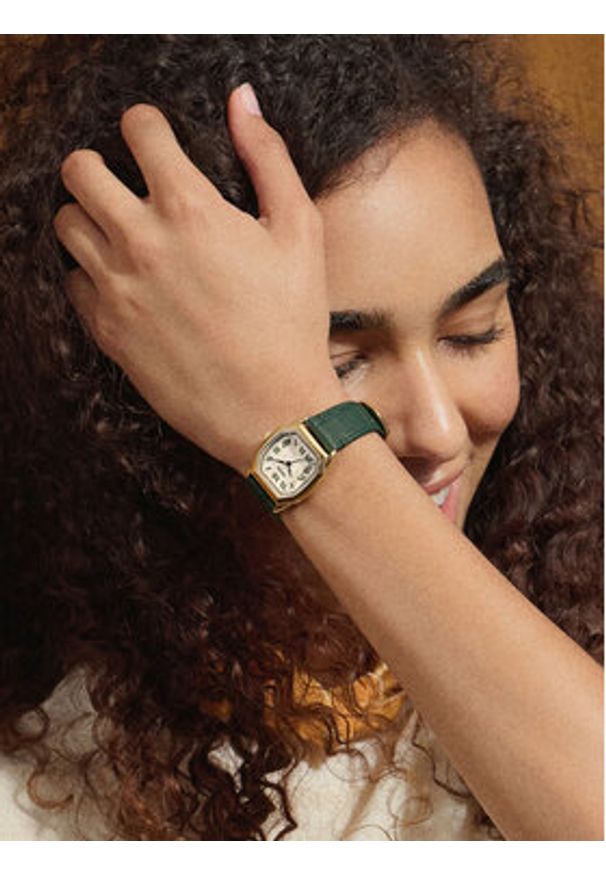 Fossil Zegarek Harlow ES5427 Zielony. Kolor: zielony