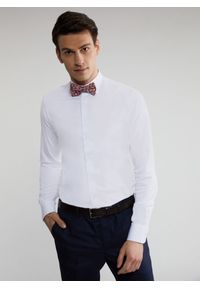 Pako Lorente - PAKO LORENTE – Mucha męska bordowa P22SF-MX-004-D-0. Okazja: na wesele, na ślub cywilny. Kolor: czerwony. Wzór: kwiaty. Styl: elegancki #3