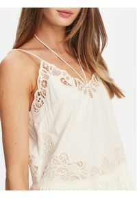 TwinSet - TWINSET Sukienka letnia 251TT2160 Écru Regular Fit. Materiał: bawełna. Sezon: lato #4