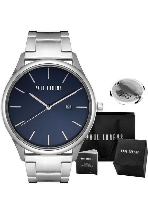 Zegarek męski Paul Lorens PASCO-6C1 Z GRAWEREM