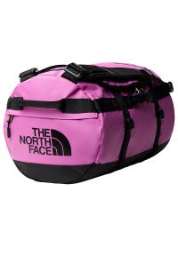 Torba The North Face Base Camp Duffel S 0A52ST8H81 - różowa. Kolor: różowy. Materiał: nylon. Wzór: paski