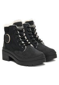 Palladium Trzewiki Pallarise Nbk Wl 99527-008-M Czarny. Kolor: czarny. Materiał: skóra, nubuk #2