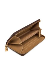 Love Moschino - LOVE MOSCHINO Duży Portfel Damski JC5611PP1NKD0301 Brązowy. Kolor: brązowy. Materiał: skóra #3
