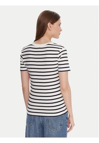TOMMY HILFIGER - Tommy Hilfiger T-Shirt WW0WW40584 Biały Regular Fit. Kolor: biały. Materiał: bawełna #4