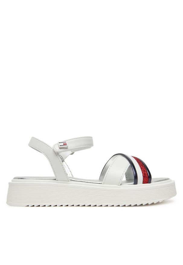TOMMY HILFIGER - Sandały Tommy Hilfiger. Kolor: biały
