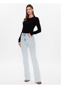 Trussardi Jeans - Trussardi Sweter 56M00564 Czarny Regular Fit. Kolor: czarny. Materiał: wiskoza #5