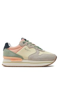 Pepe Jeans Sneakersy Rusper Sweet PLS31477 Beżowy. Kolor: beżowy. Materiał: materiał #1