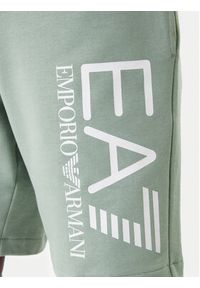 EA7 Emporio Armani Szorty sportowe 7M001414 AF22266 U7243 Zielony Regular Fit. Kolor: zielony. Materiał: bawełna. Styl: sportowy #2