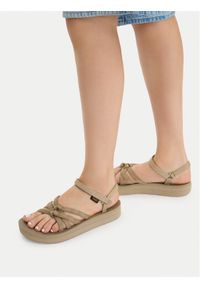 Teva Sandały Midform Kena Slim 1173494 Beżowy. Kolor: beżowy. Materiał: materiał #1
