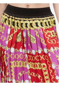 Versace Jeans Couture Spódnica plisowana 75HAE8A5 Kolorowy Regular Fit. Materiał: syntetyk. Wzór: kolorowy #4
